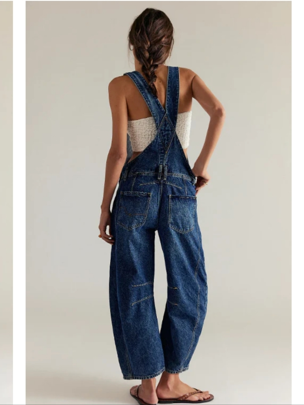 NWOT We The Free Good Luck Barrel Overalls~ Deep End